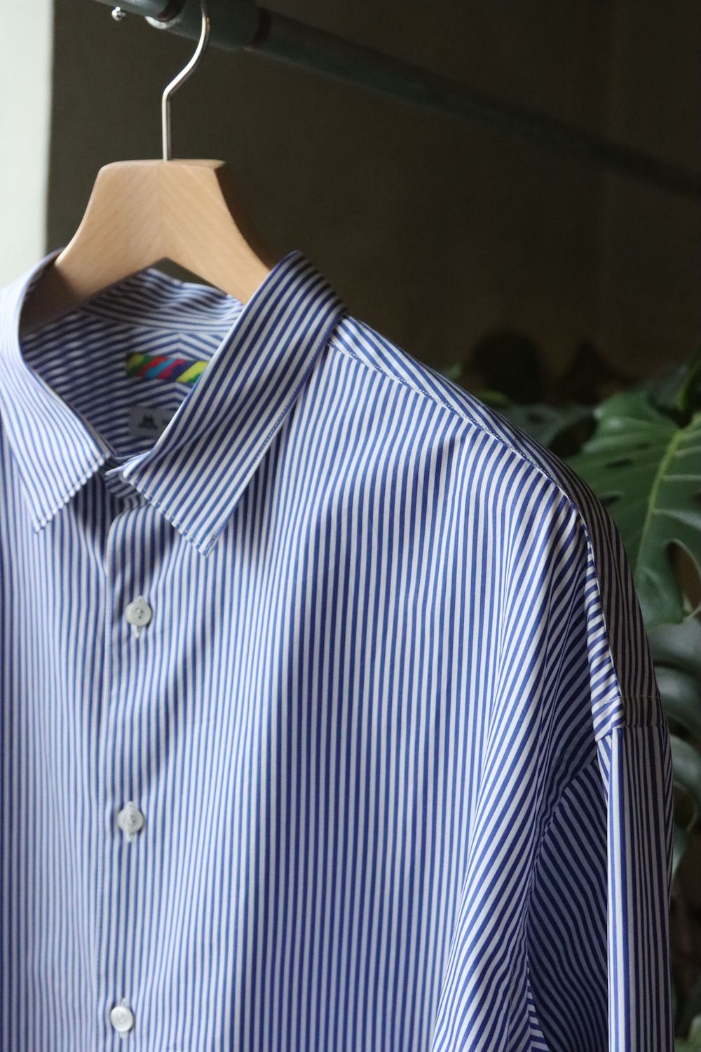is-ness×THOMAS MASON VENTILATION LONG SLEEVE SHIRT"BLOCKS STRIPE"イズネス22SS