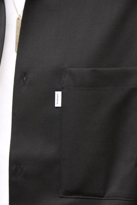 Graphpaper Selvage Wool S/S Oversized Box Shirt(GM212-50260) style.2021.6.20.