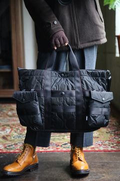 コムデギャルソンオム バッグ 2WAYキルティングTOTE BAG(HR-K206-051)BLACK☆10月2日(金)発売！