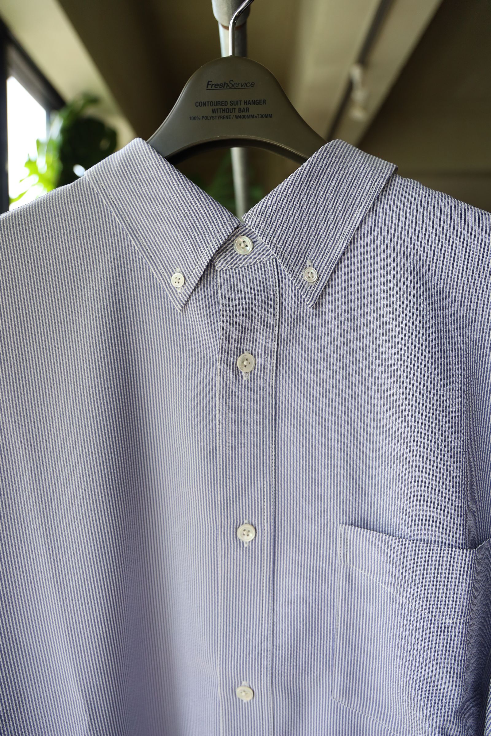 フレッシュサービス SEERSUCKER B.D SHIRT (FSC252-50043)BLUE☆6/21(土)発売！