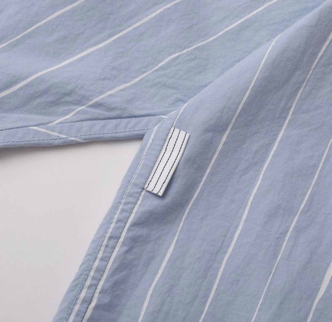 S.F.C 24SS エスエフシー SFC STRIPE SHIRT(SFCSS24S02)Sax☆2月24日(土)発売！