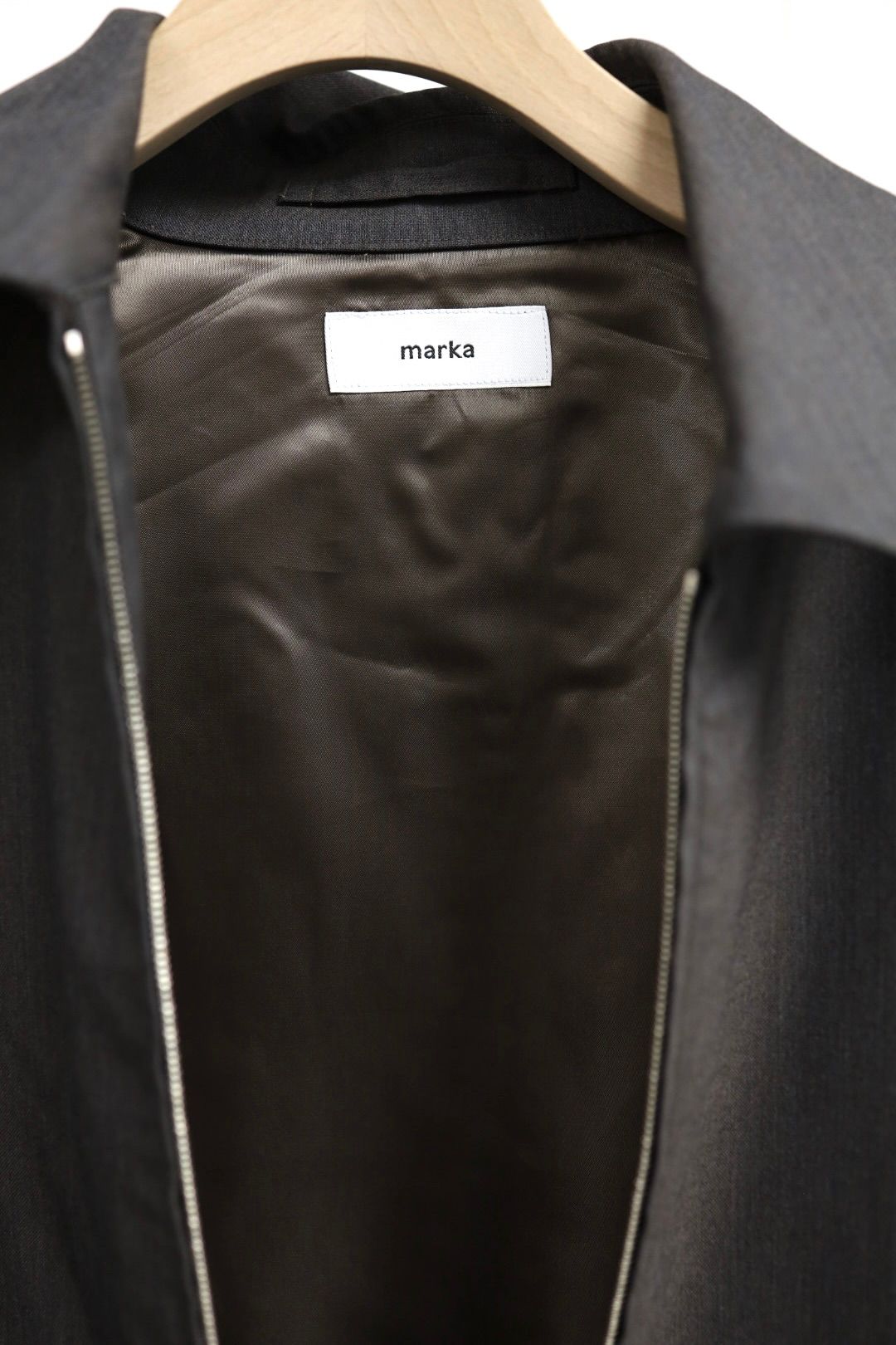 マーカ 26AW ZIP BLOUSON (M26C01BL01C)BROWN GRAY☆新作発売！