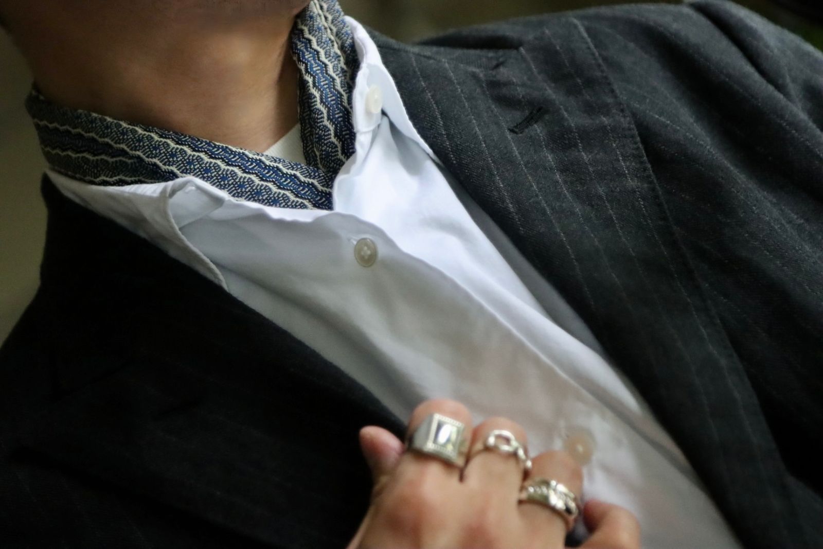 A.PRESSE アプレッセ22FW Double Breasted Jacketスタイル