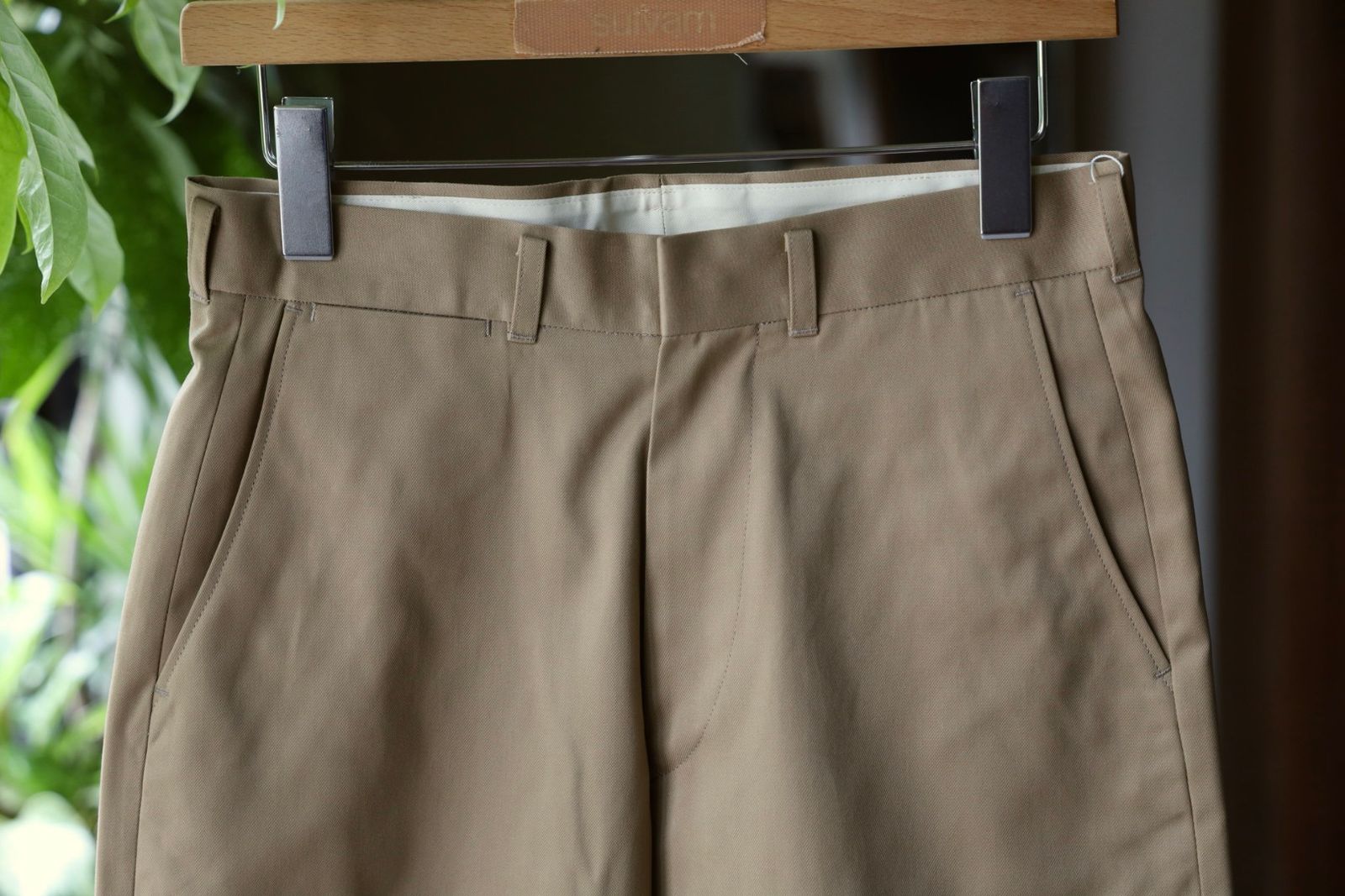 ファウンダ 25AW TWILL PANTS(015FD252006)BEIGE
