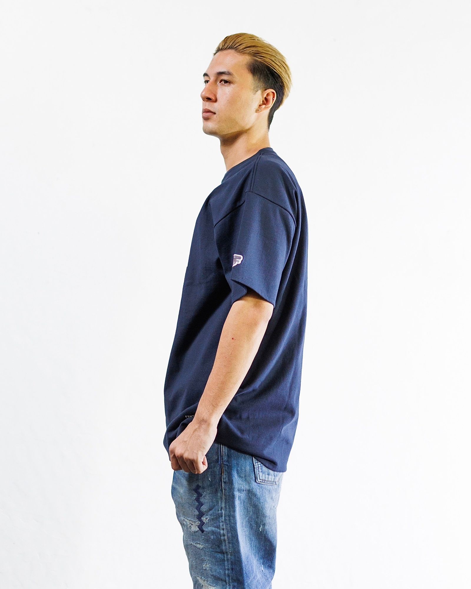 ファンダメンタル Tシャツ FDMTL×WIND AND SEA"LOGO TEE"NAVY☆10月5日(土)発売！