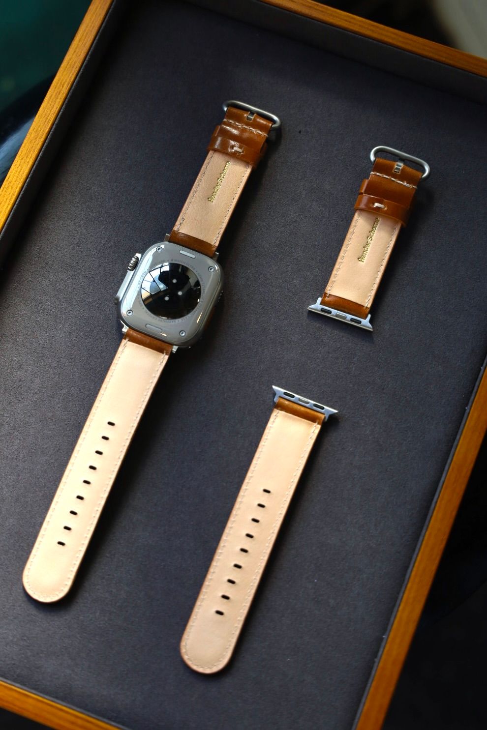 エンダースキーマ スマートウォッチバンド smart watch band cordovan(rc-c-awb)natural