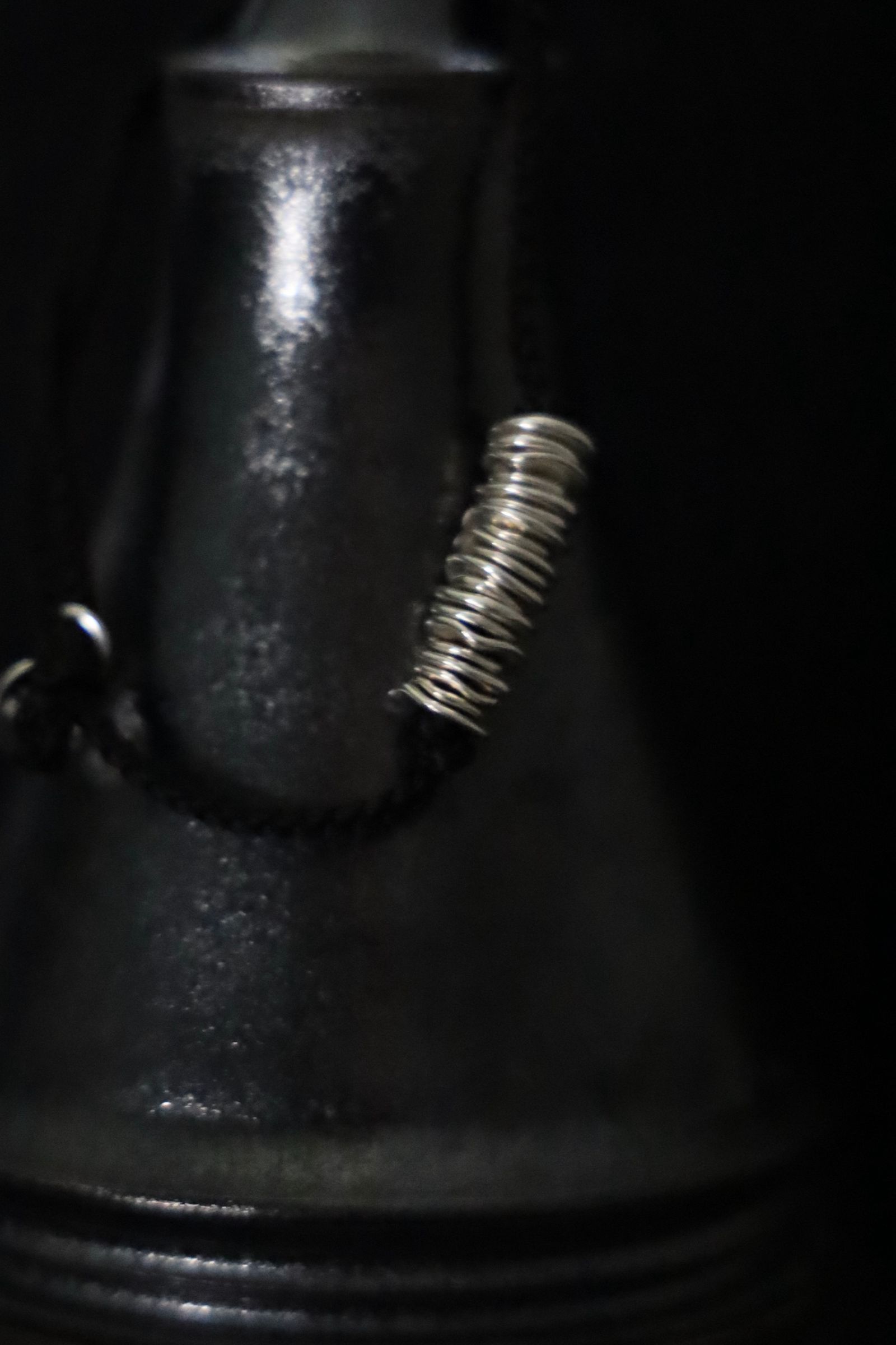 XOLO JEWELRY ショロジュエリー / Piece Silk Code Bracelet-Silver- (BLACK)☆6月17日再入荷！