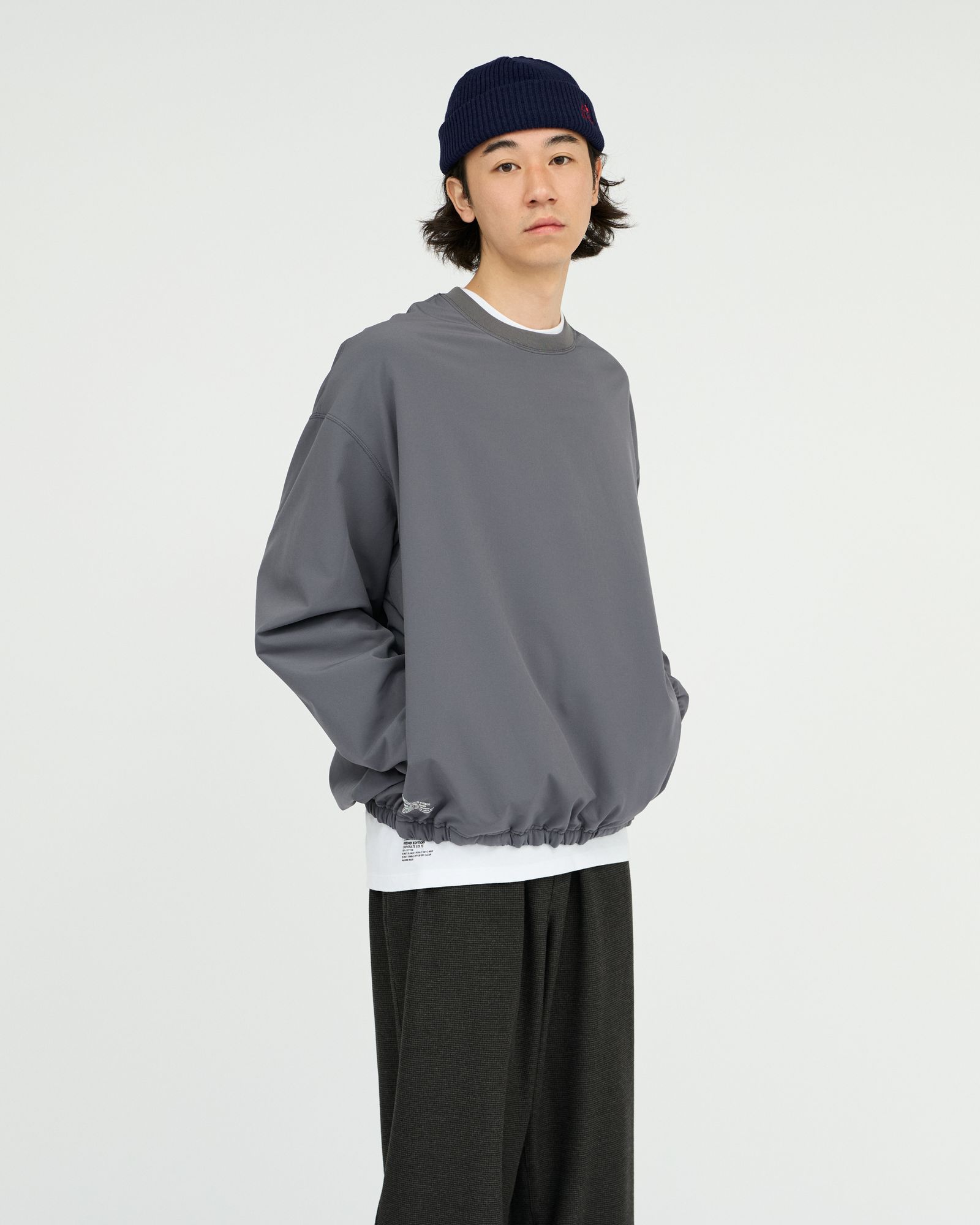 フレッシュサービス 26AW  COMFORT-SHIELD FLEECE CREW NECK PULLOVER(FSC263-70027)D.GRAY☆10月24日(土)新作発売！