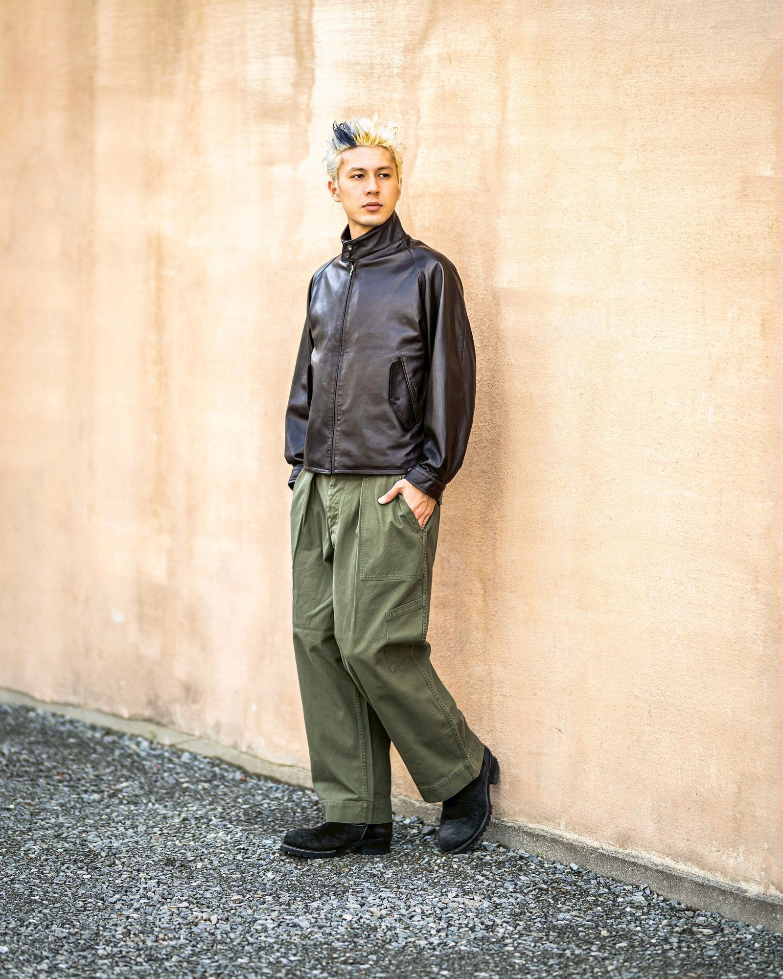 A.PRESSE Leather Driving Jacket 新作発売！