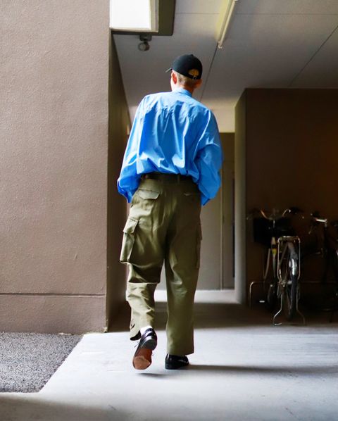 blurhms ブラームス 23FW Cotton Serge 47 Pantsスタイル