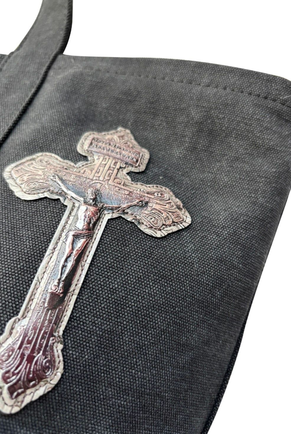 トーキングアバウト ジ アブストラクション 25AW CROSS TOTE BAG S (2526AW-AC-009)BLACK☆新作発売！