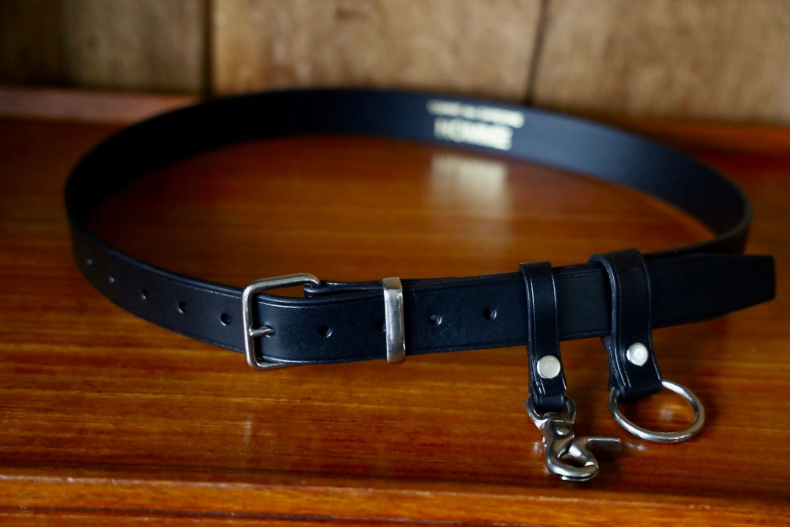 90's Comme des Garçons Homme レザーベルト 田中オム Leather belt-レザーベルト-COMME des GARCONS HOMME