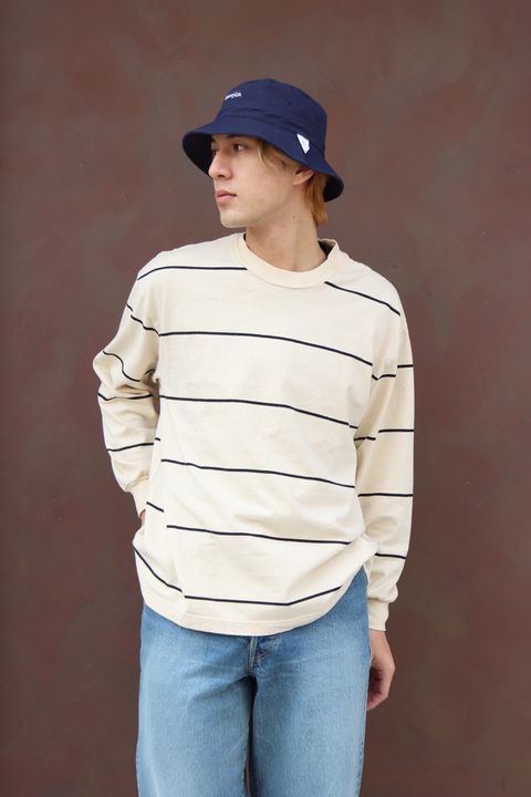 blurhms 24SS blurhms NAPP Border L/S Tee & blurhms ROOTSTOCK Denim Classic sytle 2024.2.12