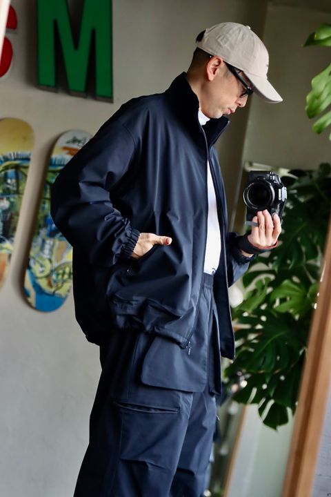 FreshService 23SS SOLOTEX TWILL FUNCTIONAL BLOUSON"NAVY"スタイル