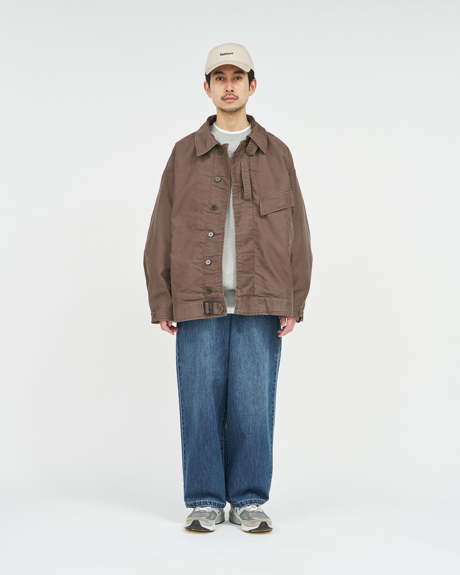 フレッシュサービス MOLESKIN TANKERS JACKET(FSC261-30216)MUD BROWN★2月21日(土)発売