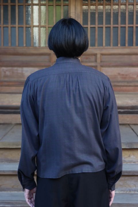 MATSUFUJI Flannel Check Pleats Jacket(M213-0301) style.2021.10.11.