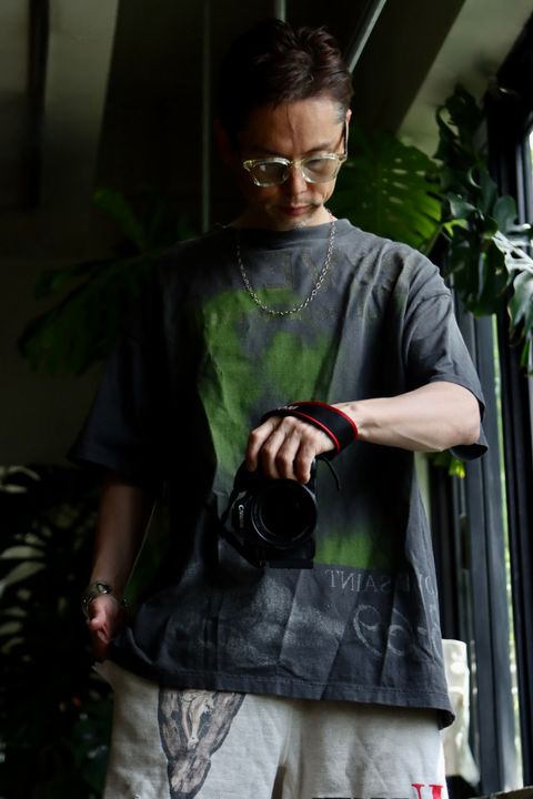 ©SAINT M×××××× ベルベルジンコラボTシャツスタイル