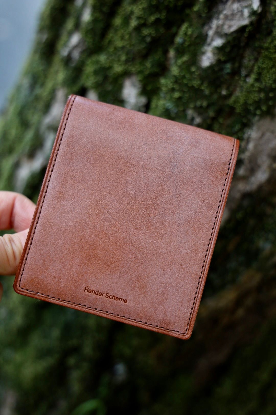 Hender Scheme - エンダースキーマ 財布 half folded wallet(nc-rc-hfw)brown | mark