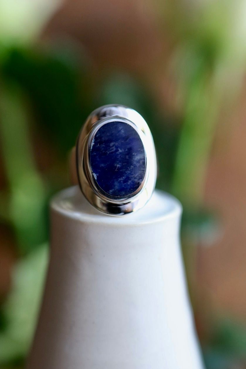 XOLO JEWELRY ショロジュエリー / Amulet Ring with Sodalite (XOR092)SILVER925☆新作発売！