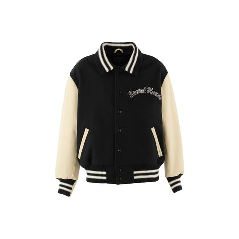 セントマイケル 26AW Sared Heart GB_VARSITY JKT(SM-MK1-0000-C32)BLACK+WHITE☆10月24日(土)発売！