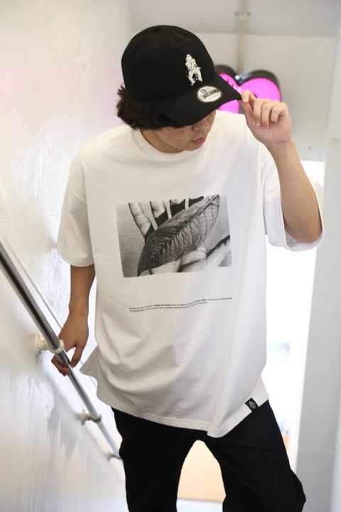 Graphpaper POET MEETS DUBWISE for Graphpaper Oversized Tee “WORDS AND SILENCE”style. 2021.05.26.