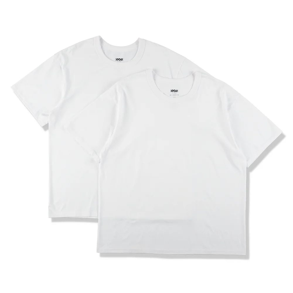 is-ness イズネス 2-PACK T-SHIRT(25AW_41_1007SSCS03)WHITE