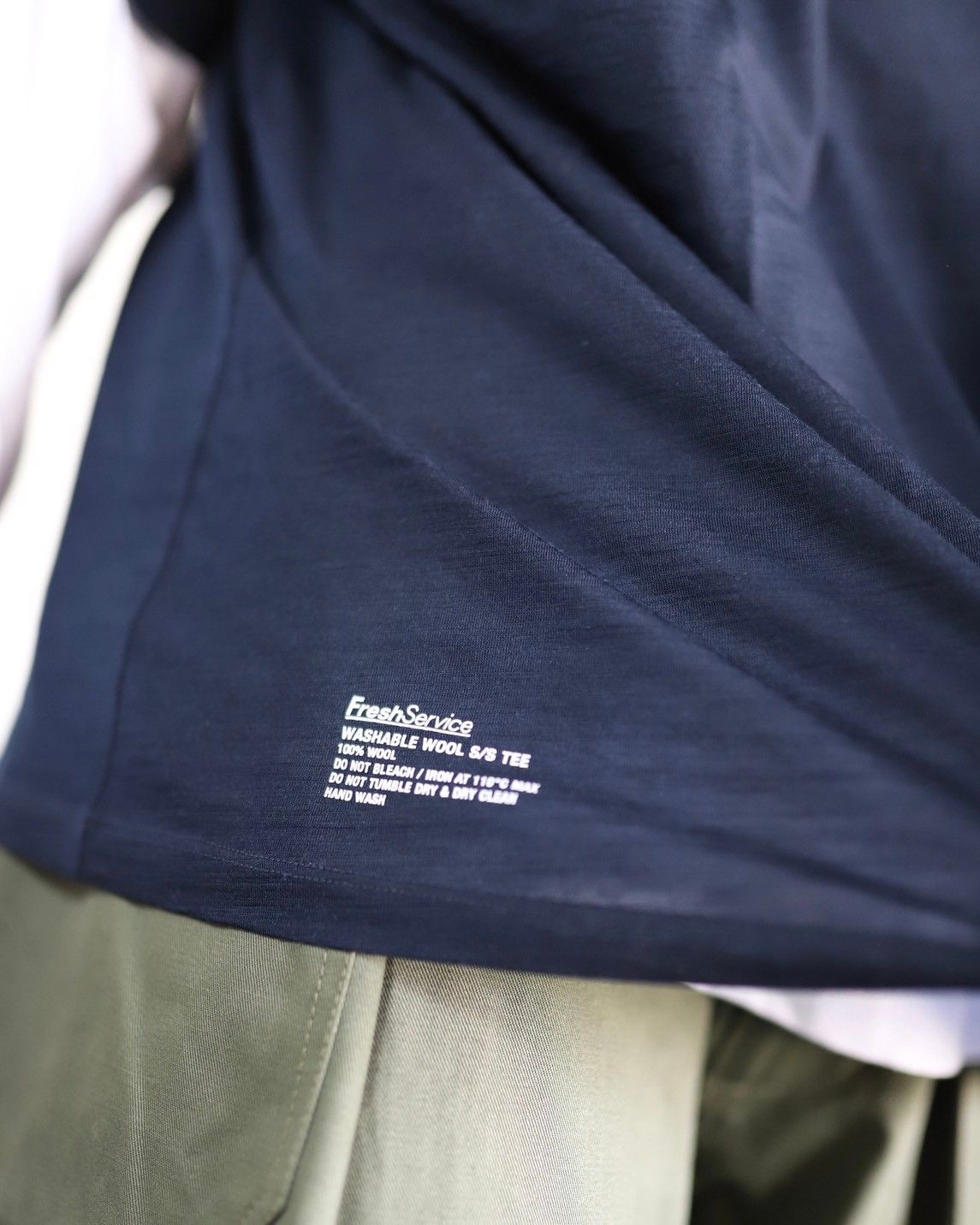 FreshService 24SS WASHABLE WOOL S/S TEE スタイル | 4142 | mark FreshService 24SS WASHABLE WOOL S/S TEE スタイル | 4142 | mark