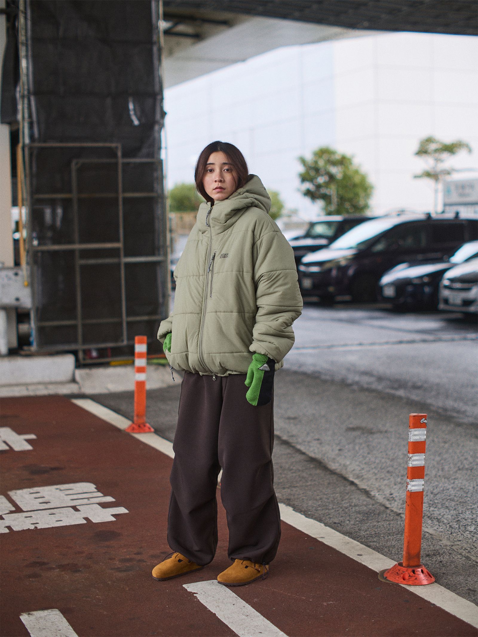 セダンオールパーパス FW24 Tech Wool Over Pant(SD24F-PT03) Chocolate