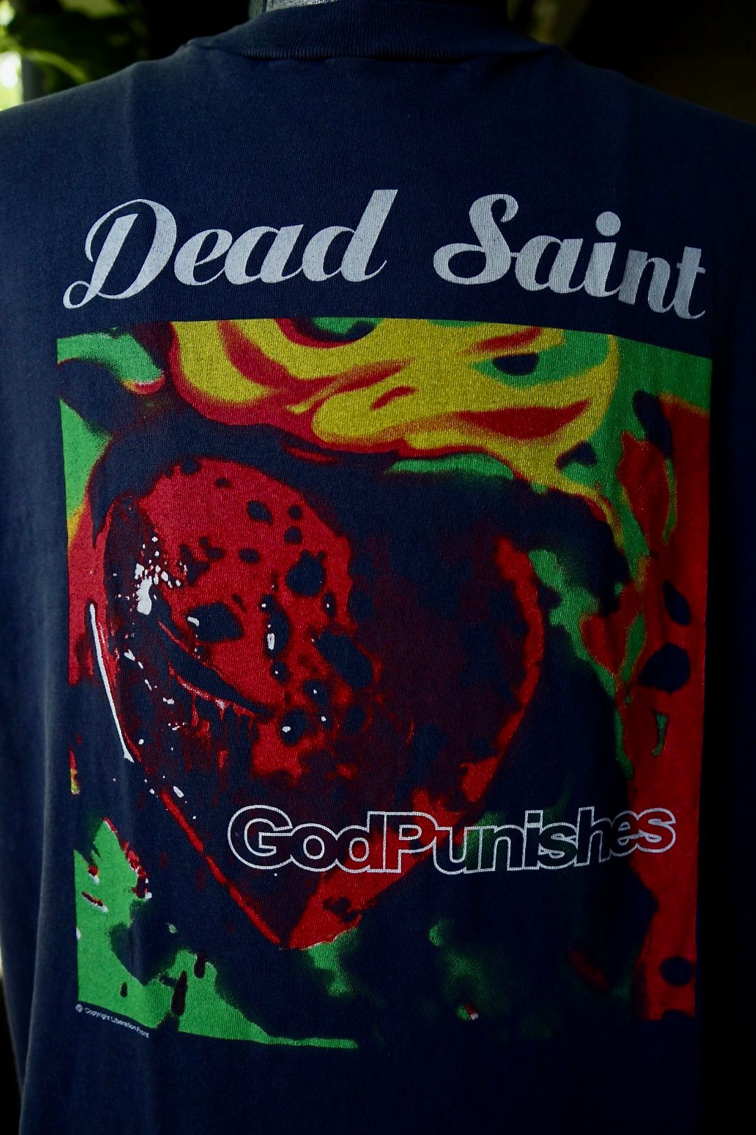 セントマイケル24AW DEAD SAINT SS TEE(SM-YS1-0000-010)NAVY