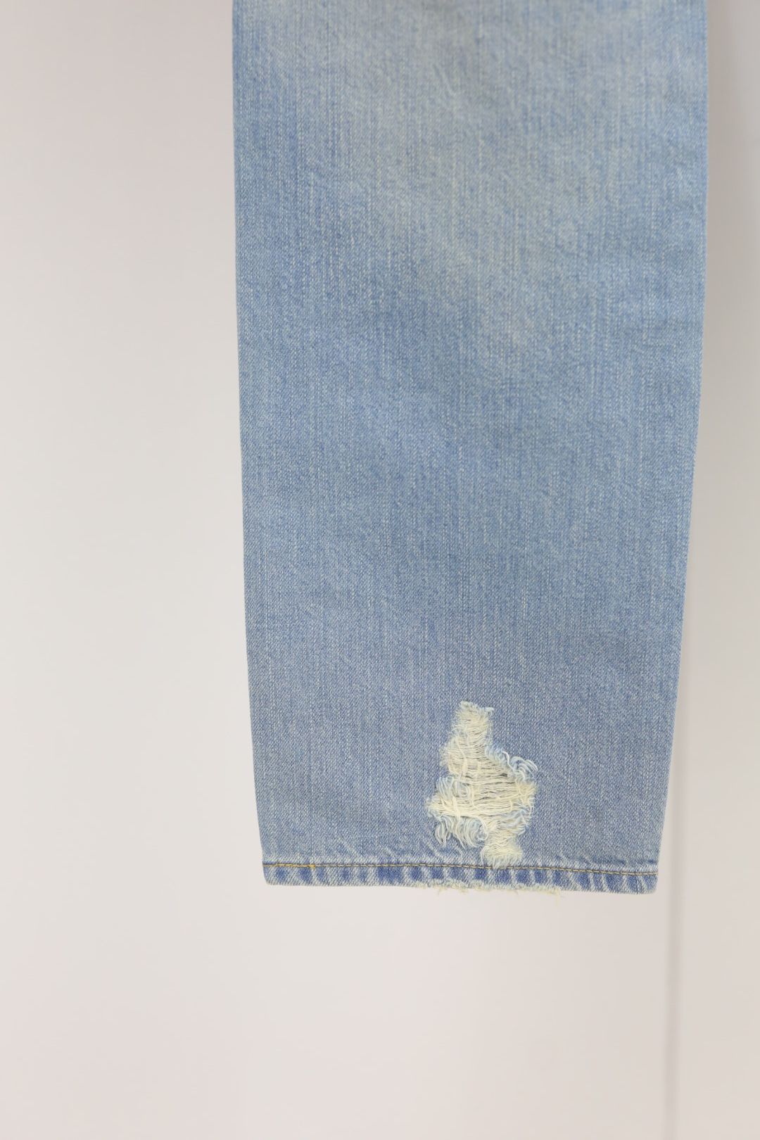 ジュンヤワタナベマン26SS Levi'sダブルネーム 綿セルビッチデニム 製品加工×シルクサテン×エステル更紗パンツ(WQ-P208-100) ☆3月6日(金)発売！