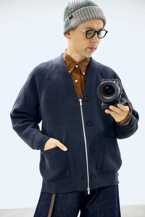 COMME des GARCONS HOMME 26FW BATONER ZIPカーディガンスタイル