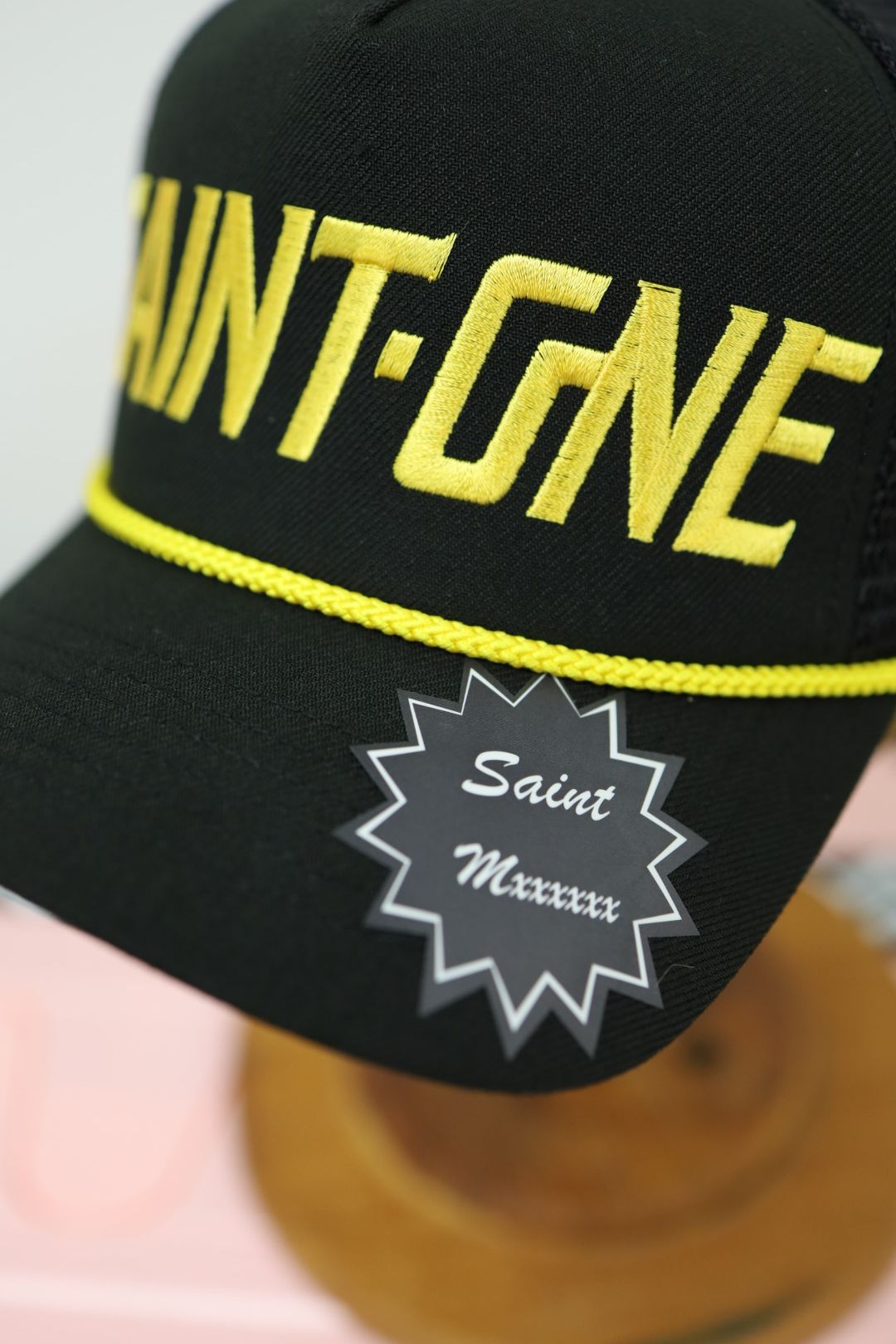 セントマイケル 26SS SAINT ONE MESH CAP(SM-MK8-0000-084)BLACK☆4月29日(水)新作発売！
