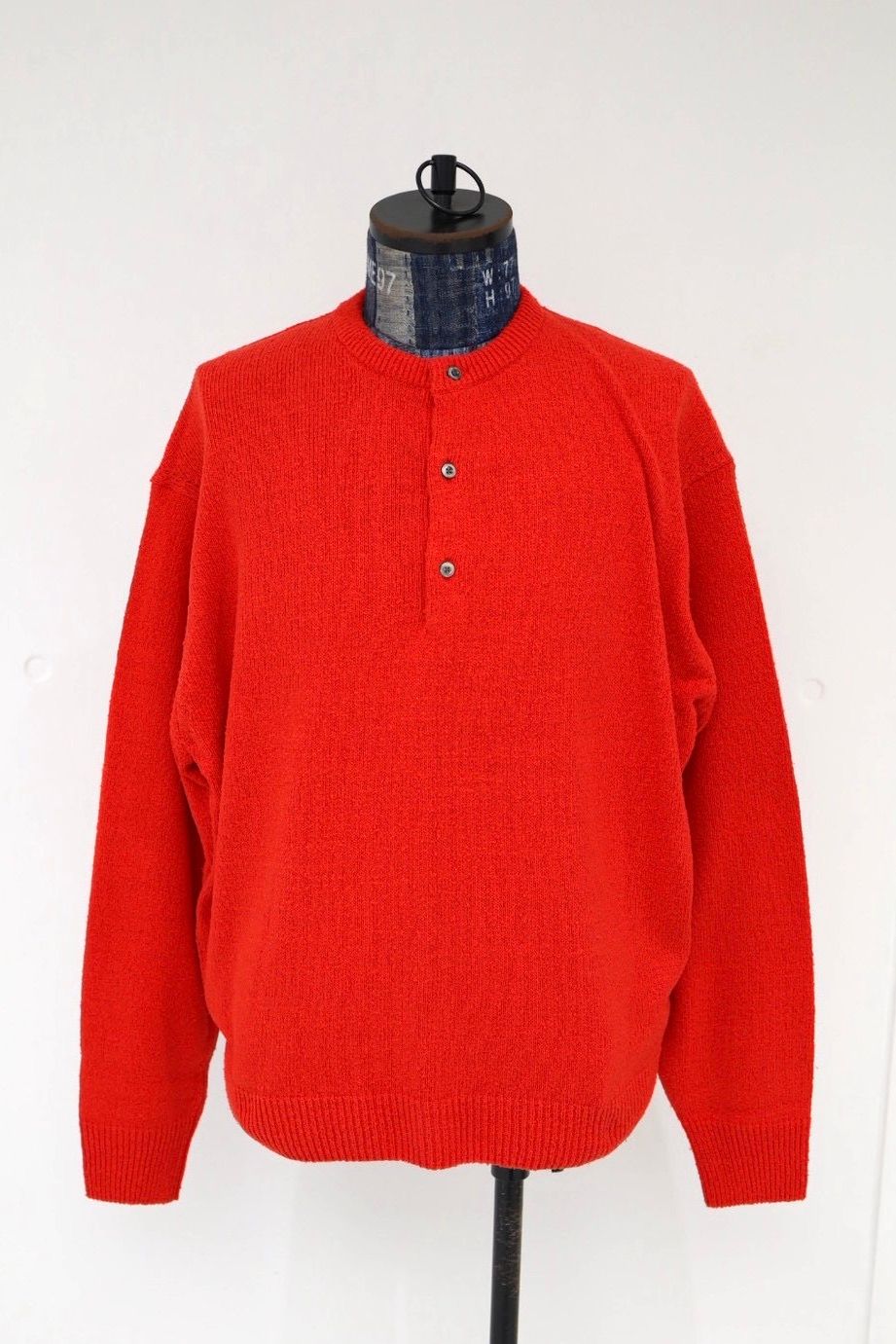 アプレッセ 2026 STYLE1 Washed Silk Nep Henry Neck Sweater(26SAP-03-08)RED☆1月10日(土)発売！