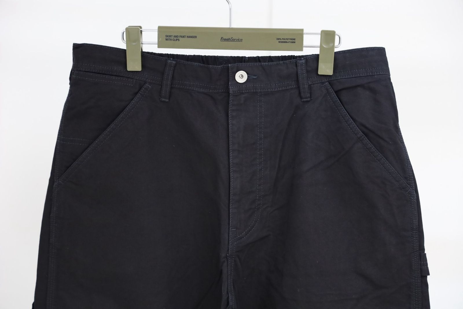 フレッシュサービス 26AW COTTON CANVAS PAINTER PANTS(FSC263-40033)BLACK☆9月5日(土)新作発売！