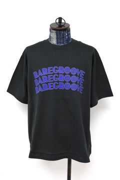 blurhms ROOTSTOCK ブラームスルーツストック 26SS RAREGROOVE Print Tee WIDE(bROOTS25S34S26B)INK BLACK x BLUE☆4月17日(金)新作発売！