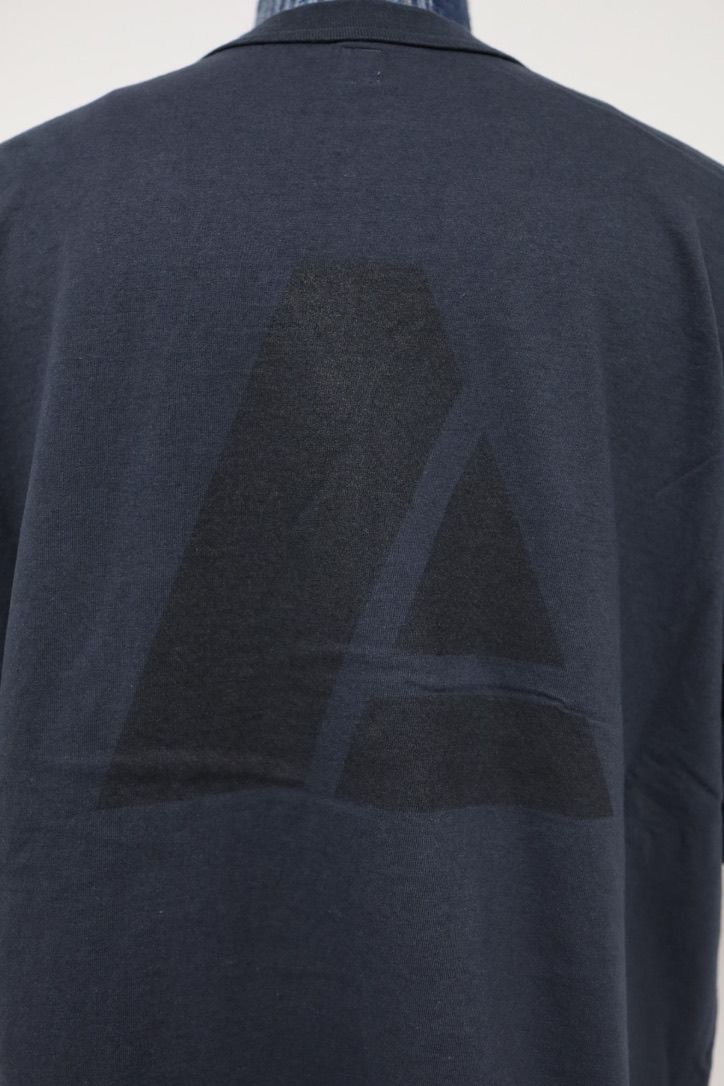 blurhms ROOTSTOCK ブラームスルーツストック 26SS ARMÉE 88/12 Print Tee WIDE(bROOTS25S36S26C)NIGHT BLACK x BLACK☆4月17日(金)新作発売！