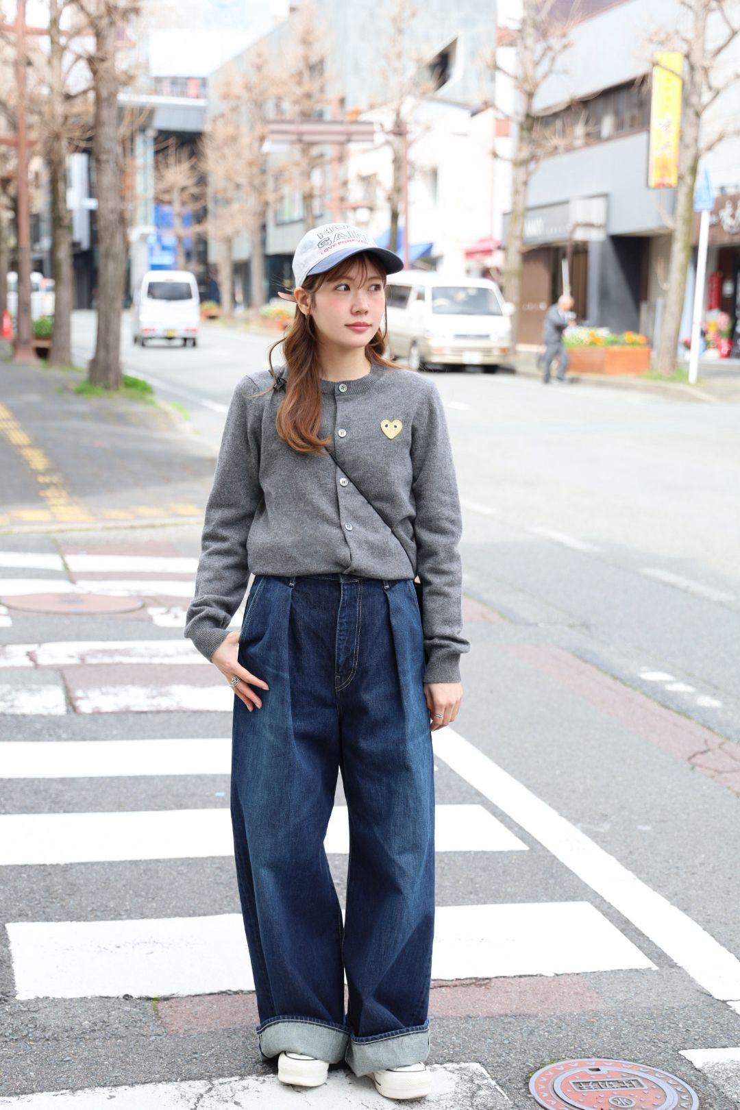 プレイコムデギャルソン おすすめROUND NECK CARDIGAN style.2026.3.11