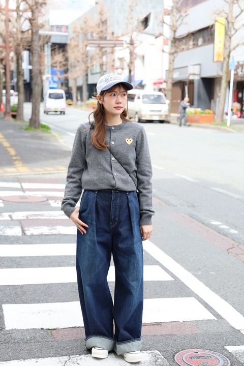 プレイコムデギャルソン おすすめROUND NECK CARDIGAN style.2026.3.11