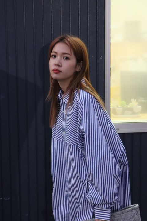 FreshService 22AW CORPORATE STRIPE ANORAK SHIRT style.2022.10.29