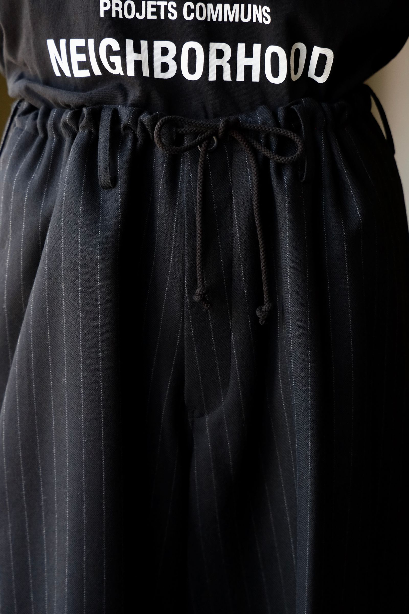 ワイズフォーメンY's for men 25AW STRIPED SERGE PAINTER PANTS(ML-P01-107)BLACK☆6月6日(金)新作発売！