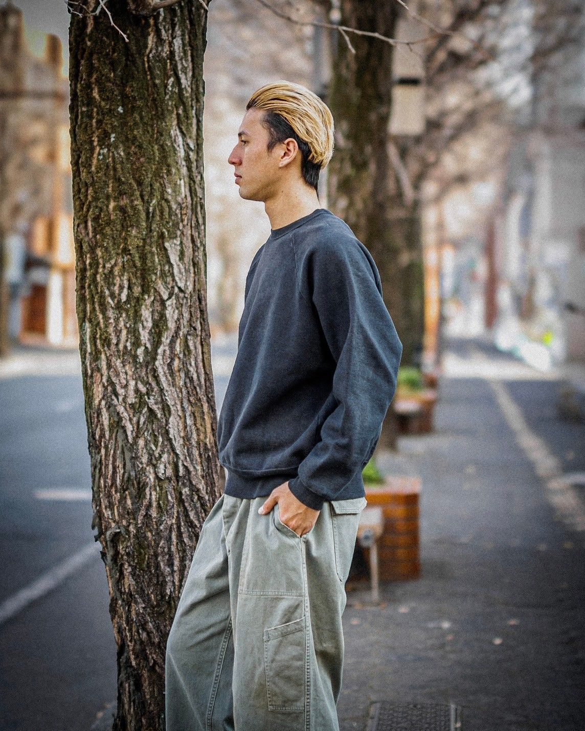 A.PRESSE アプレッセ Vintage Sweatshirt BLACK A.PRESSE - アプレッセ Vintage Sweatshirt(24AAP-05-06K)BLACK