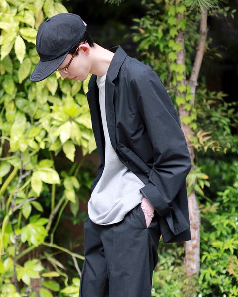 ATON エイトン23SS COTTON TYPEWRITER セットアップスタイル