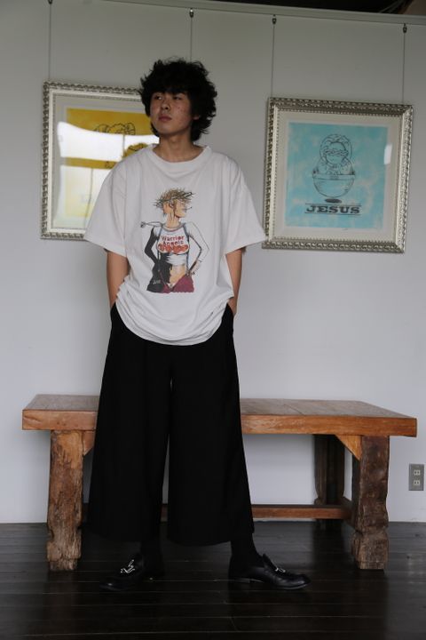 ©︎SAINT M×××××× T-SHIRT PUNK GIRL (SM-A21-0000-006) style. 2021.07.09.