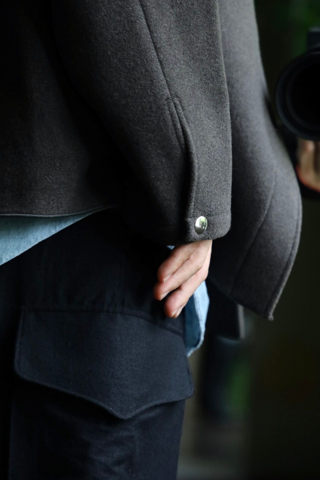 A.PRESSE Cashmere Blend Work Jacketスタイル2024.9.21. | 5441