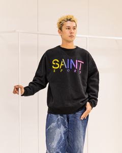 セントマイケル Tシャツ SAINT SPORT CREW NECK SWET(SM-HR1-0000-044)BLACK★9月27日(土)発売！