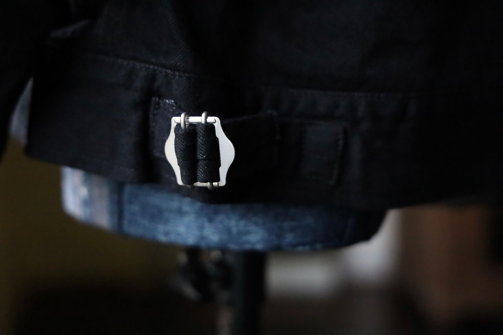グラフペーパー Selvage Denim Zip Jacket(GU253-20056RB) BLACK_WASHED