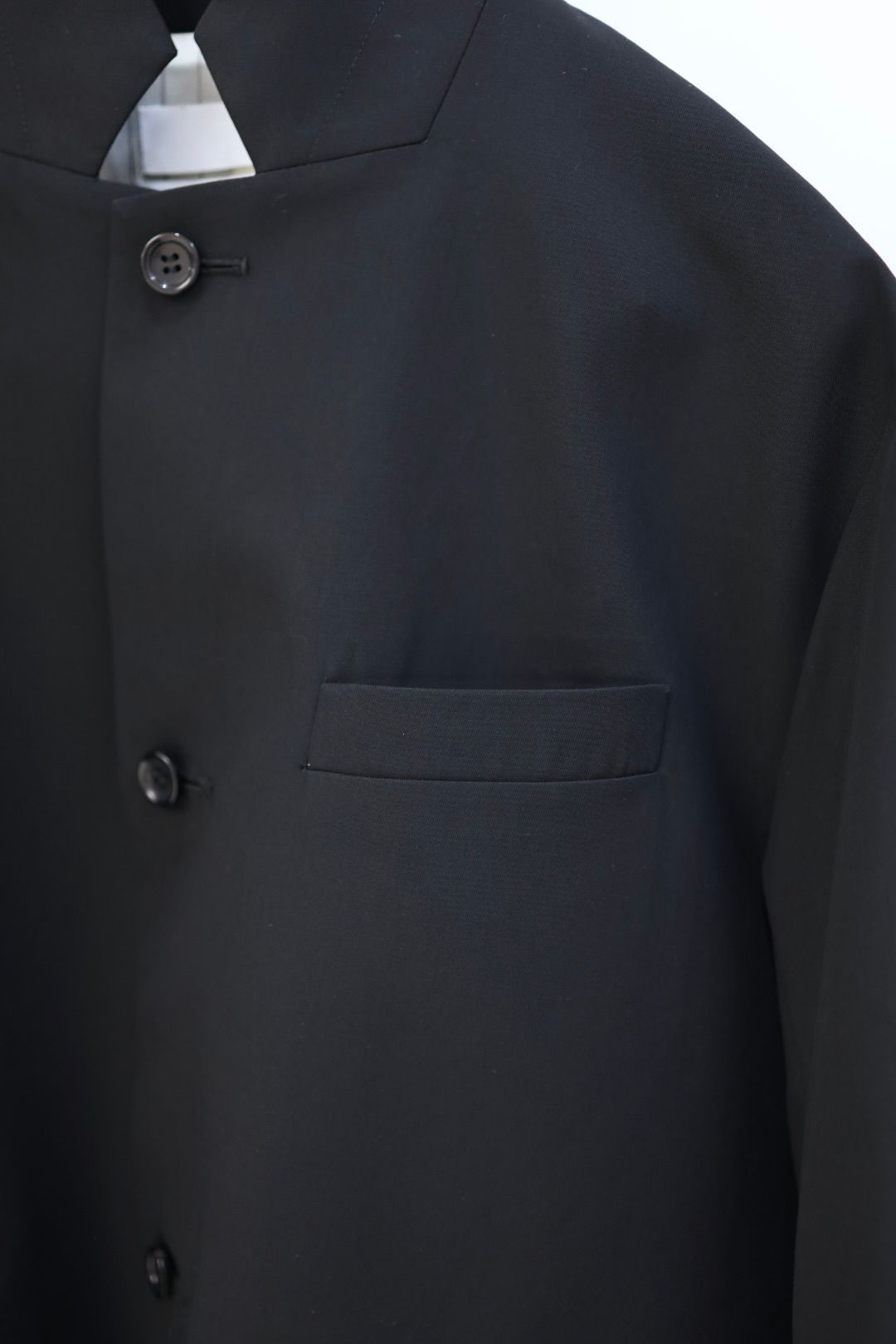 Graphpaper 26SS Women's Brushed Cotton Gabardine Stand Collar Jacket(GL261-20396)BLACK☆2月7日(土)発売！
