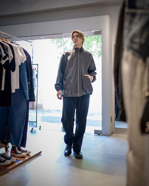 Graphpaper Sheep Leather Track Blouson(BLACK) 9月7日(土)新作発売！