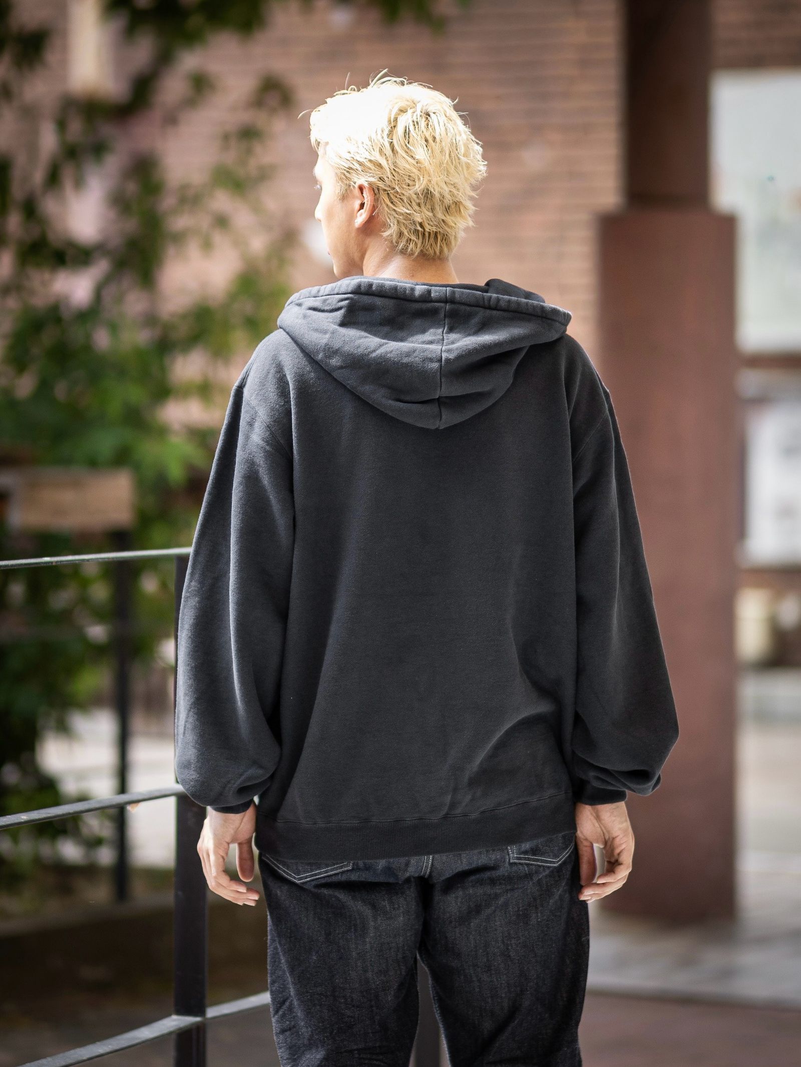 A.PRESSE 新作Vintage Attached Snap Hood Sweat Parka