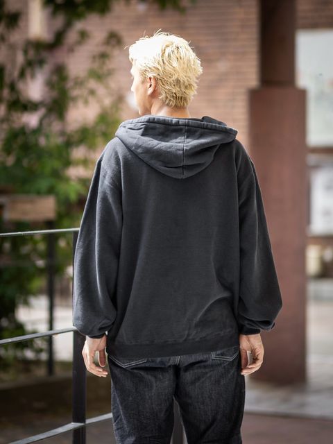 A.PRESSE 新作Vintage Attached Snap Hood Sweat Parka